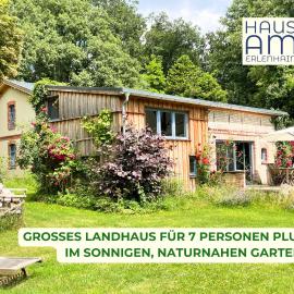 Haus am Erlenhain mit Sauna und großem, naturnahen Garten