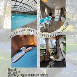 Chalet familial entre lac et fôret, khách sạn ở Azur