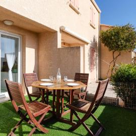 Pavillon 3 pièces avec vue mer, piscine et terrasse, animaux admis - FR-1-409-278