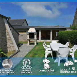 L Ancre Maison séjour spacieux lumineux avec jardin et extérieur aménagé terrain de petanque proche Omaha beach, Grandcamp Maisy et pointe du Hoc, khách sạn ở Saint-Pierre-du-Mont