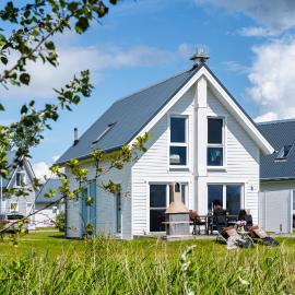 Ferienhaus Strandlodge - Direkt am Weidefelderstrand mit Sauna und Kamin, hotel di Olpenitz