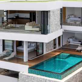 Villa Serenity Bay, Modern 4-BR Partial Sea View villa, hotel sa Plai Laem
