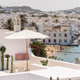 Simple House Mykonos Sunset