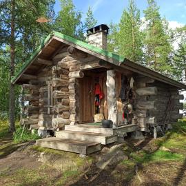 Wilderness Cabin on a Private Island, hotel i Jyrkkä