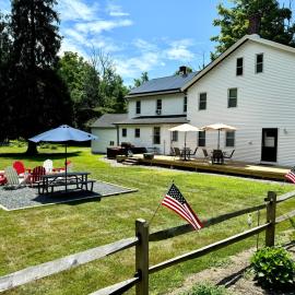 Berkshire Retreat Grand Home with Hot Tub and Large Yard, 5 mins from Jiminy Peak