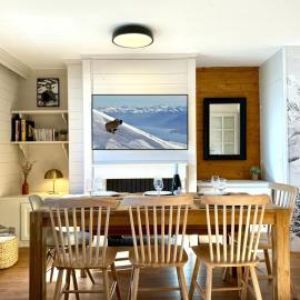 Appartement 6 personnes, balcon, piscine, ski aux pieds