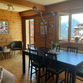 Large central apt with view – hotel w mieście Gryon