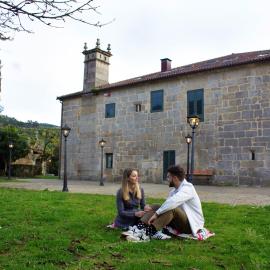 Abadía Caldaria, hotelli kohteessa Arnoia