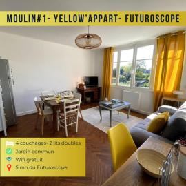 Moulin#1-Yellow'appart - Futuroscope-Jardin & Parking