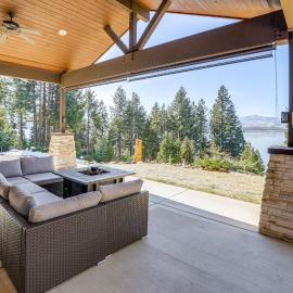 Fire Pit + Views: Serene Lake Almanor Retreat – hotel w mieście Lake Almanor