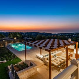 Estella Villa with Pool, Children Area, BBQ & Magnificent Views!, хотел в Astérion