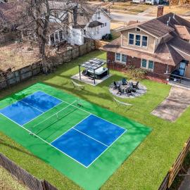 Pickleball Court Ev Power Dock Hot Tub Pool Table