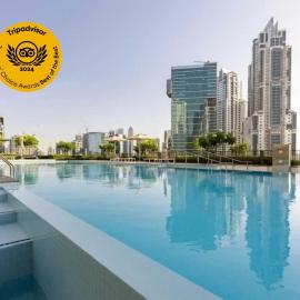 Luxury 1-Bedroom Apartment At Burj Crown, hotel en Dubái