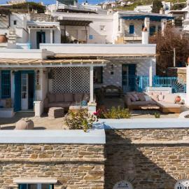 Tinos Grand Villa 6BR 15ppl Infinite Views, hotel in Triandáros
