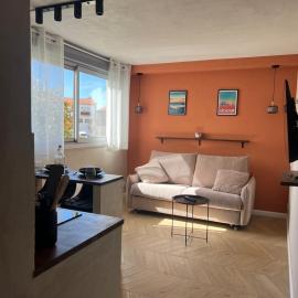 Studio cosy, piscine, parking, 5min plage et du port, Arcachon