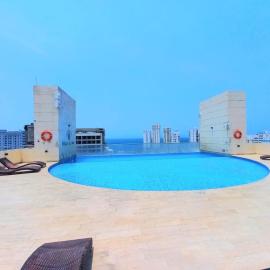 APARTAMENTO RODADERO CRISTAL BEACH In, hotell i Gaira