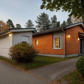 Rauhallinen rivitalon pääty, Hotel in Porvoo