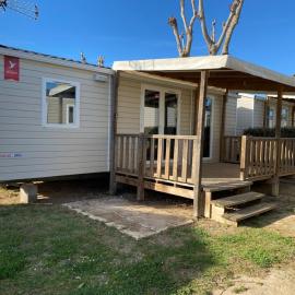 Mobil home Le petit Paradis 4-6 places camping les sables du midi