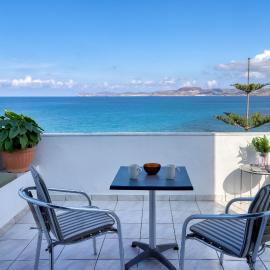 Beachfront Blue Comfort Sitia By ComfortBnb