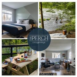 Perch Cottages #3 - Creek Access, Sauna, Mt views
