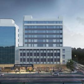 Atour Hotel Foshan Zumiao Lingnan World、佛山市のホテル