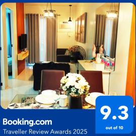 2BR Condo Resort Rentals with Balcony, FREE Pool, Gym and FREE Parking near Airport- B2 5Nambulite, hotel di Puerto Princesa City