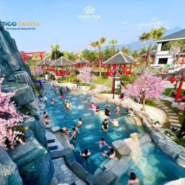 Tắm khoáng Onsen mineral bath, Vuon Vua, Thanh Thuy, Phu Tho