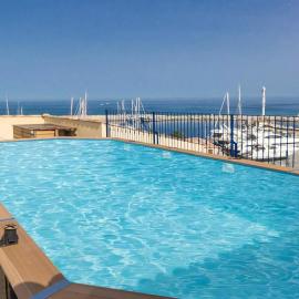 Appartement T2 vue mer sur le port de Solenzara โรงแรมในKamiesch