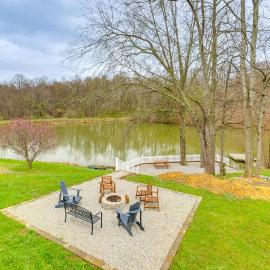 Renovated Logan Home w/ Pond & Fire Pit