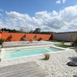 Maison pour 10 avec piscine chauffée