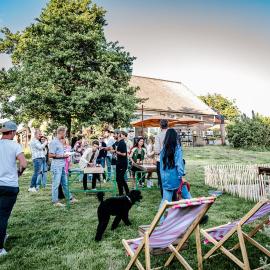 TinyParks Eiland Tiengemeten, hotel en Zuid-Beijerland
