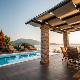 Seafront Marine Villa with private sea access - Iris Villas Lefkada