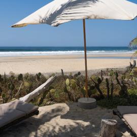 Cabanas Adobe Frente Al Mar, viešbutis mieste Puerto Eskondidas