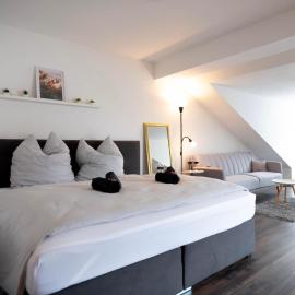 GreenTreeHomes - Studio - Balkon mit Vesteblick - Privatparkplatz