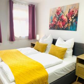 Am Schloss Wolkenstein, 75m2, 2BR, Babybett, viešbutis mieste Volkenšteinas