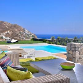 Villa Castalia by Thalassa Residence Mykonos، فندق في شاطئ إليا