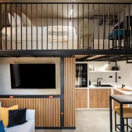 Urban Hive 2-story suite with roof garden