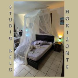 Studio BELO HORIZONTE, Grande terrasse avec vue sur les Pitons, מלון בלה רובר