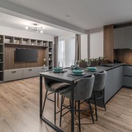 Luxury Grey Apartments - Central, Free Parking, Self Check-In, hôtel à Oradea