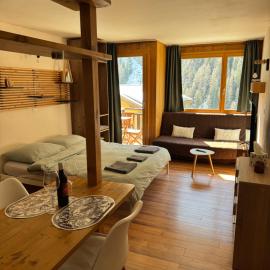 Studio Bellevue 1, ski lift 350m, hotel u gradu Zinal