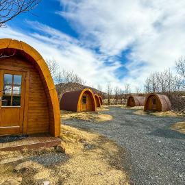 Fossatun Camping Pods & Cottages - Sleeping Bag Accommodation, Hotel in Fossatún