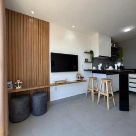 2 quartos para sua privacidade e conforto!Flat moderno, e perto de tudo!