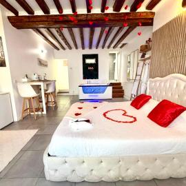 Logement moderne avec jacuzzi