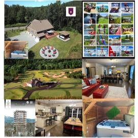 Chalet Mont Blanc Spa&Golf&Ski&NatureComfort Await, hotel a Saint-Faustin