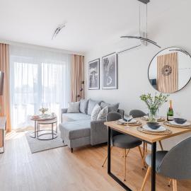 Viesnīca Apartament przy plaży 110 z Darmowymi Rowerami by Perłowa Przystań Rent pilsētā Sjanoženti
