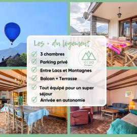 Entre Lac & Montagnes Spacieux Appartement 6 pers