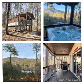 Viesnīca Mountain-top Cabin Get-away with Hot tub and a View pilsētā Sautee Nacoochee