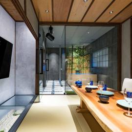 KONJAKUSO Osaka Bentencho "HIKARIYUYA" Projection M apping SPA