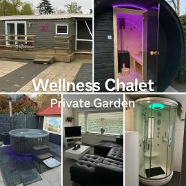 Wellness chalet Putten Hottub & Sauna in het bos, hotel in Putten