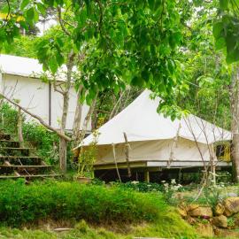 Vuon Hong Le Phuc-Cau Dat Glamping Retreat Da Lat、Ấp Trạm Hànhのホテル